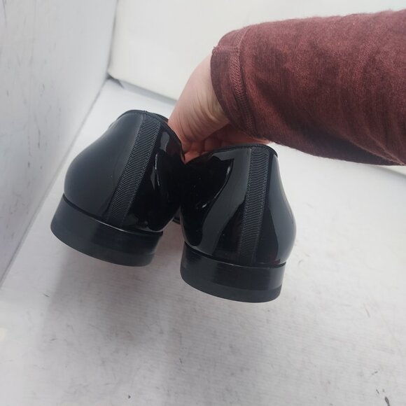 Christian Louboutin MENS Black Patent Dandelion Tassel Loafer - Picture 10 of 10